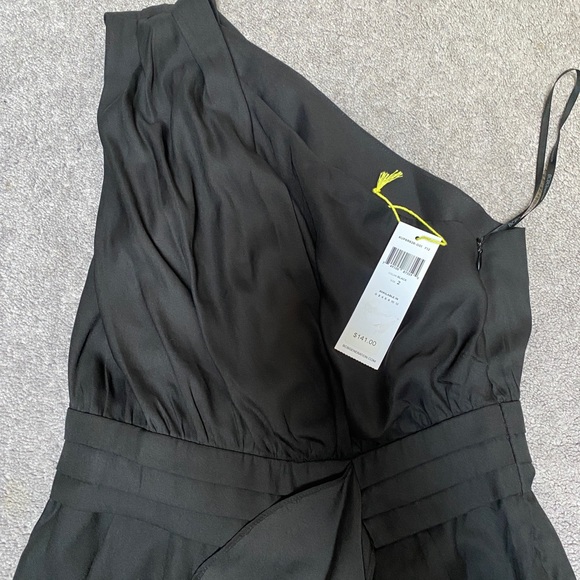 BCBG Generation one shoulder Black Dress - Picture 3 of 4
